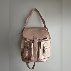 Leather Convertible Backpack